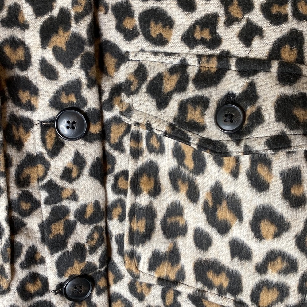 Vero Moda Vmleony Animal Leopard Print Long Sleeve Jacket Size XS - Picture 8 of 13